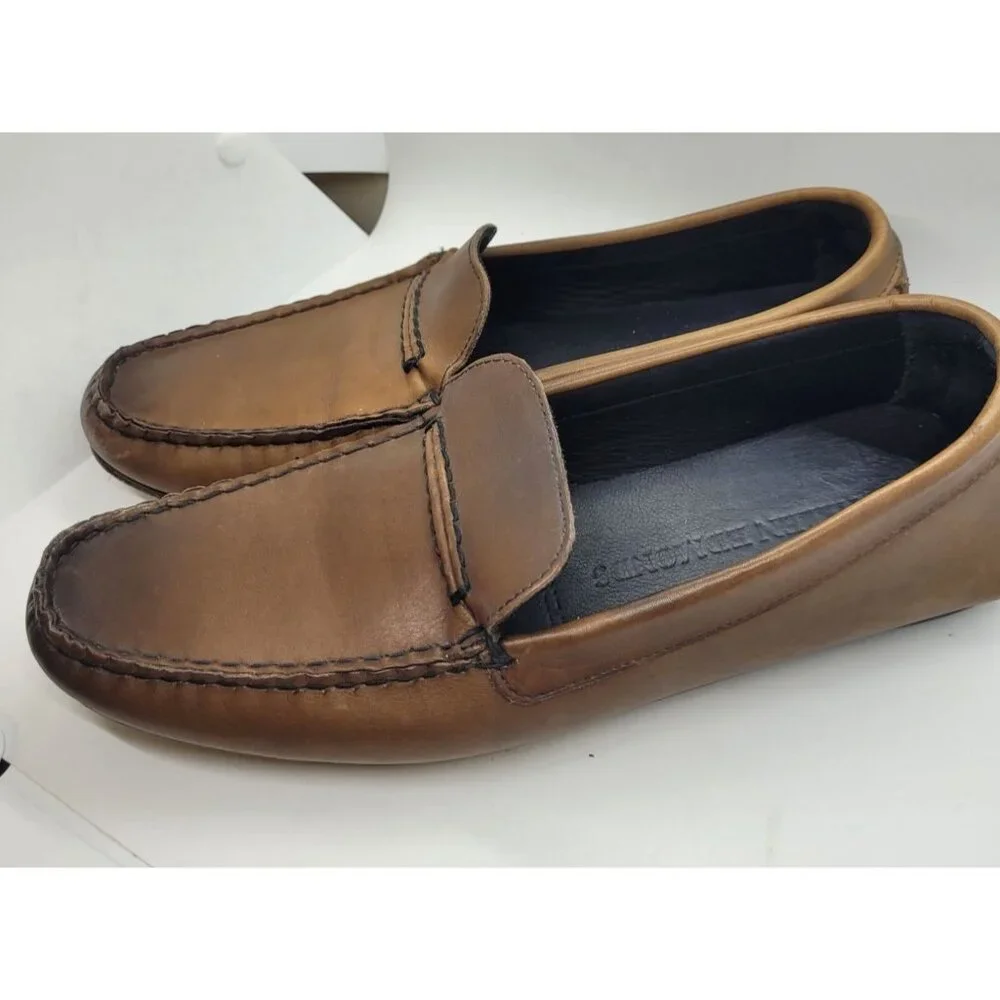 Allen Edmonds Mens Brown Leather Loafers Size 9D - Picture 2 of 7